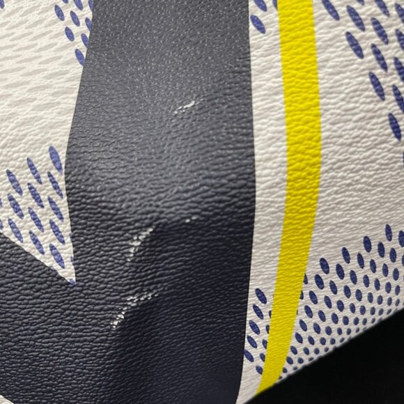 Louis Vuitton Damier Azur Latitude America's Cup Keepall Bandouliere 45 (103394) - Picture 11 of 16